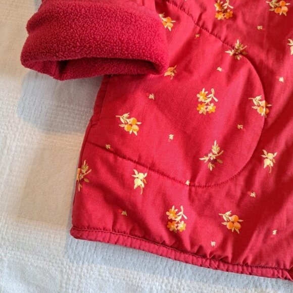 Gymboree girls medium (no size tag) Vintage Autumn Berries reversible jacket - Picture 8 of 8